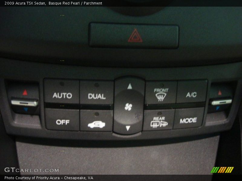 Basque Red Pearl / Parchment 2009 Acura TSX Sedan