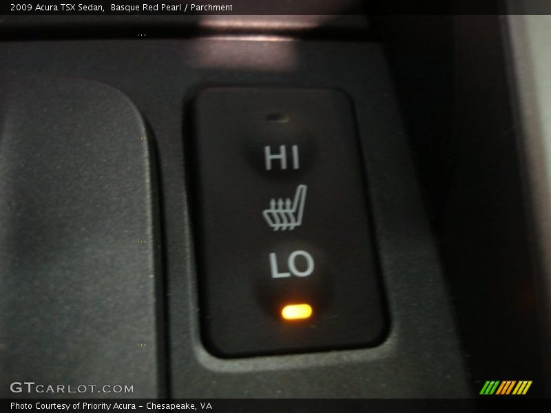 Basque Red Pearl / Parchment 2009 Acura TSX Sedan