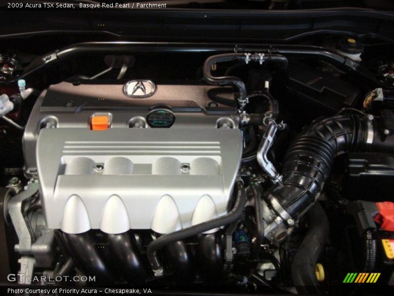 Basque Red Pearl / Parchment 2009 Acura TSX Sedan