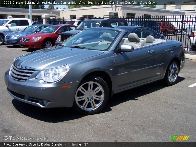 Silver Steel Metallic / Dark Slate Gray/Light Slate Gray 2008 Chrysler Sebring Limited Hardtop Convertible