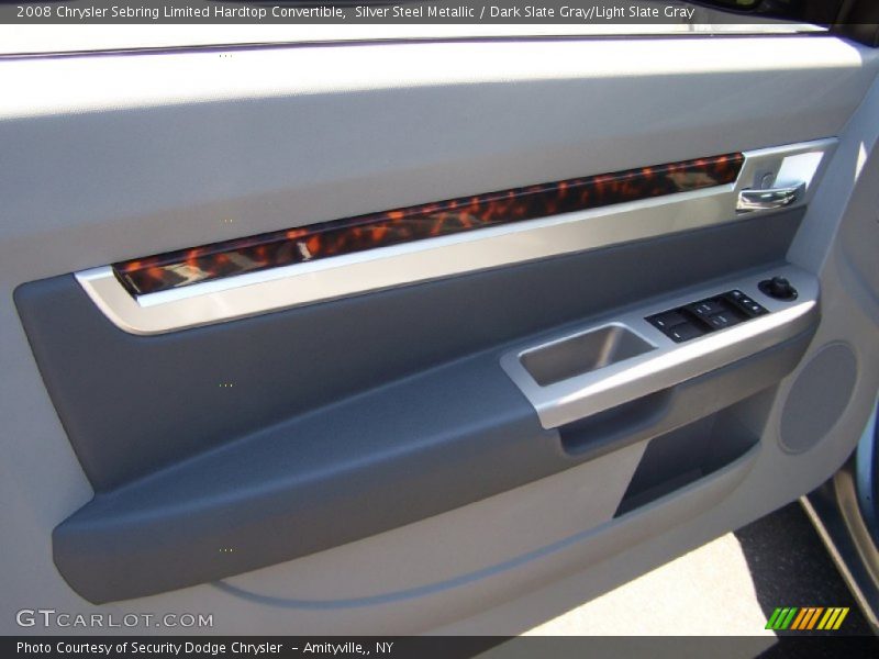 Silver Steel Metallic / Dark Slate Gray/Light Slate Gray 2008 Chrysler Sebring Limited Hardtop Convertible