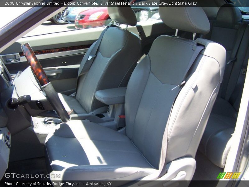 Silver Steel Metallic / Dark Slate Gray/Light Slate Gray 2008 Chrysler Sebring Limited Hardtop Convertible