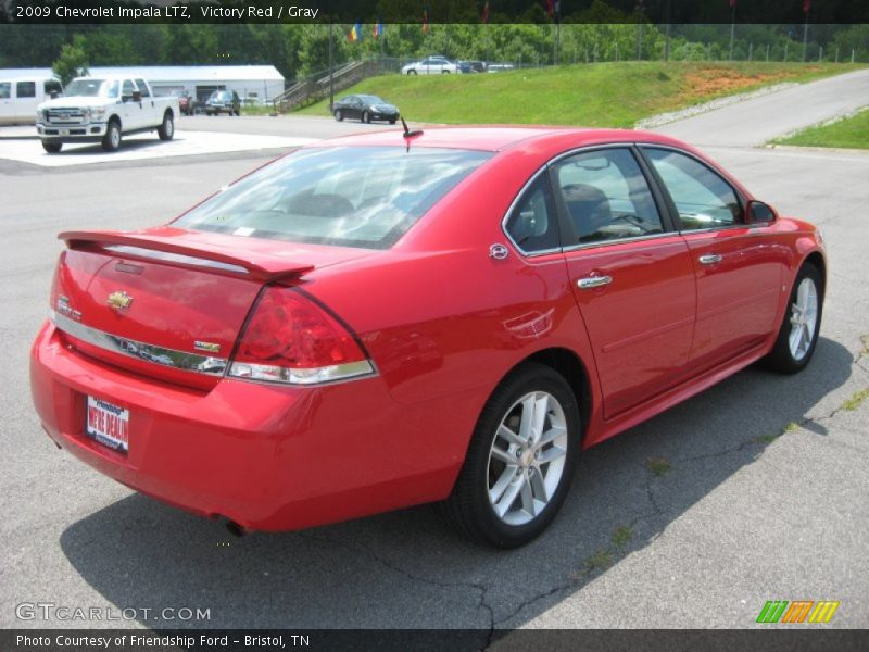 Victory Red / Gray 2009 Chevrolet Impala LTZ