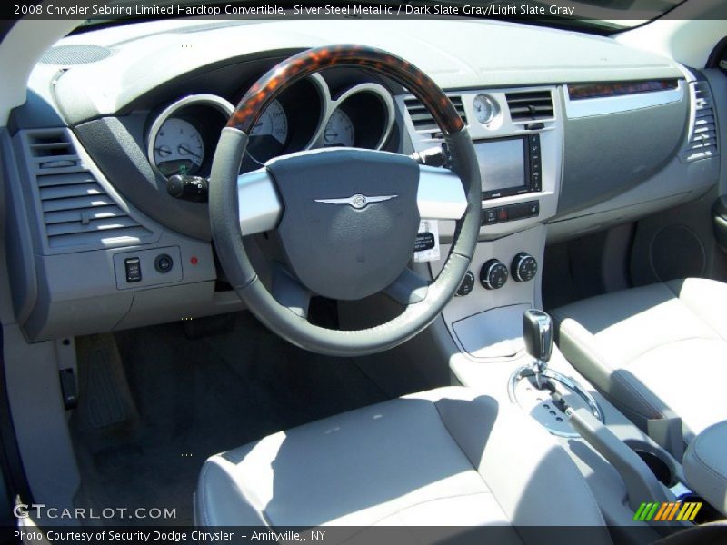 Silver Steel Metallic / Dark Slate Gray/Light Slate Gray 2008 Chrysler Sebring Limited Hardtop Convertible