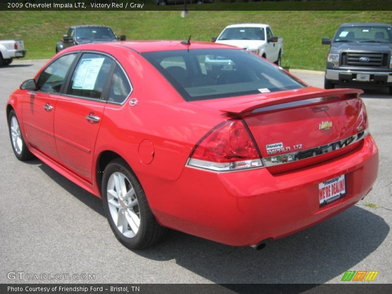 Victory Red / Gray 2009 Chevrolet Impala LTZ