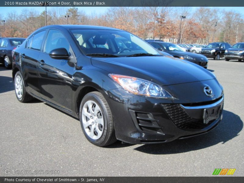 Black Mica / Black 2010 Mazda MAZDA3 i Sport 4 Door