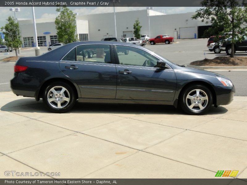 Graphite Pearl / Gray 2005 Honda Accord Hybrid Sedan