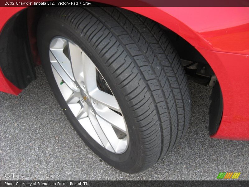 Victory Red / Gray 2009 Chevrolet Impala LTZ