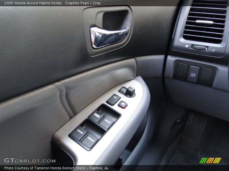 Graphite Pearl / Gray 2005 Honda Accord Hybrid Sedan