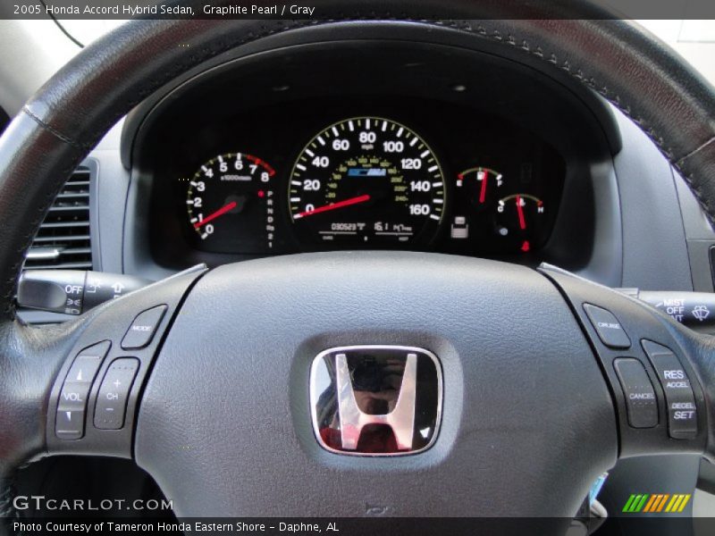 Graphite Pearl / Gray 2005 Honda Accord Hybrid Sedan