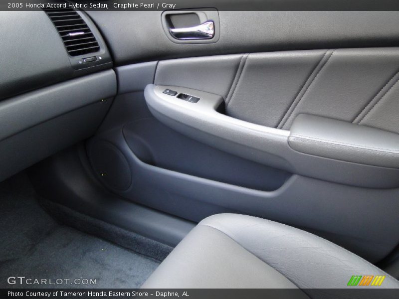 Graphite Pearl / Gray 2005 Honda Accord Hybrid Sedan