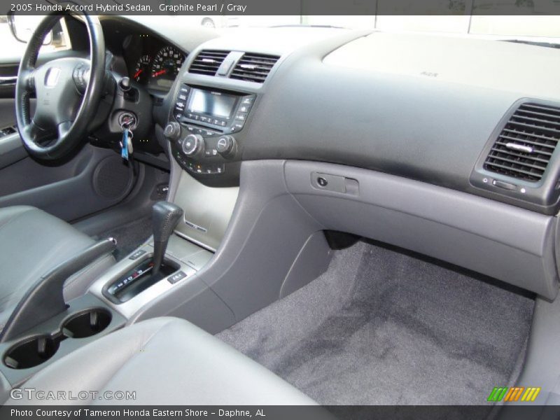 Graphite Pearl / Gray 2005 Honda Accord Hybrid Sedan