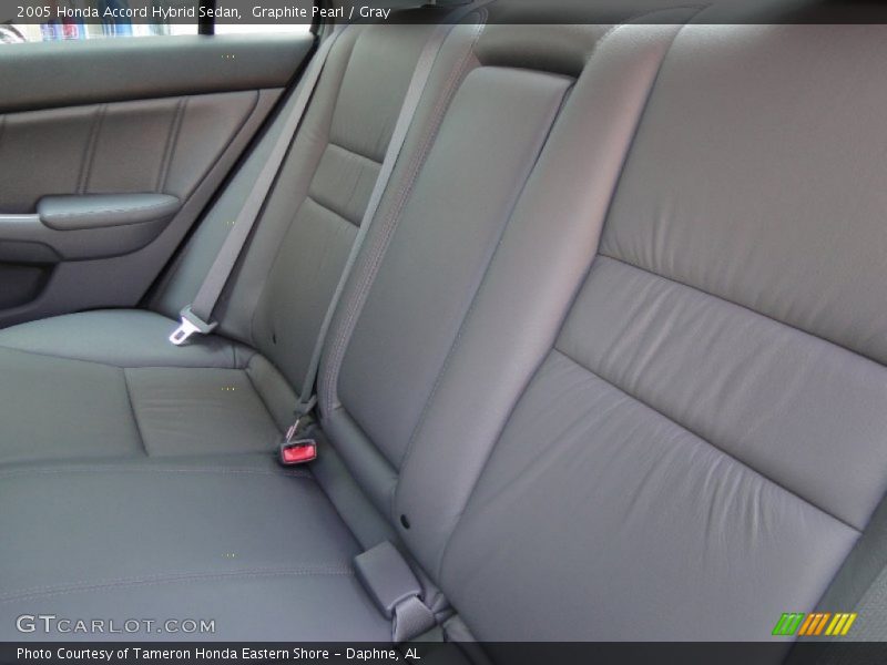 Graphite Pearl / Gray 2005 Honda Accord Hybrid Sedan