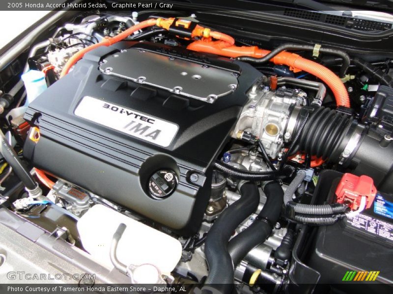 Graphite Pearl / Gray 2005 Honda Accord Hybrid Sedan