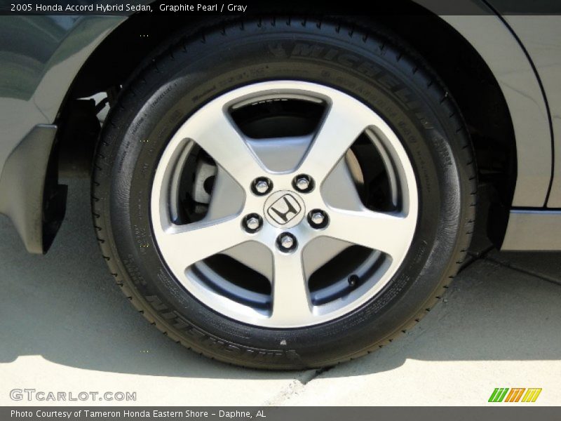 Graphite Pearl / Gray 2005 Honda Accord Hybrid Sedan