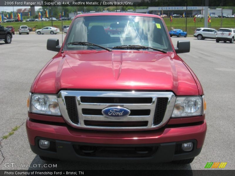Redfire Metallic / Ebony Black/Grey 2006 Ford Ranger XLT SuperCab 4x4