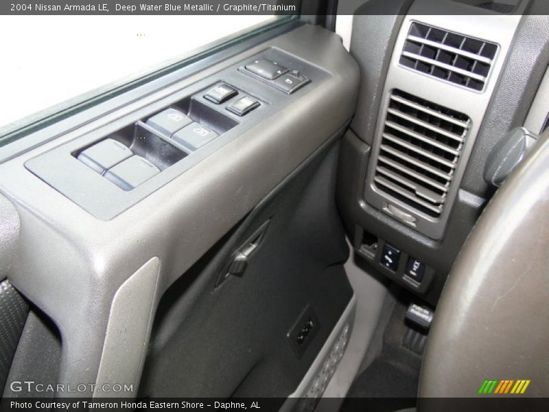 Deep Water Blue Metallic / Graphite/Titanium 2004 Nissan Armada LE
