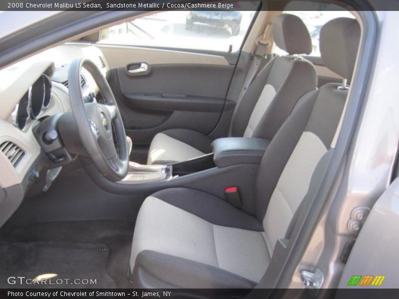Sandstone Metallic / Cocoa/Cashmere Beige 2008 Chevrolet Malibu LS Sedan