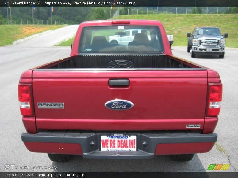 Redfire Metallic / Ebony Black/Grey 2006 Ford Ranger XLT SuperCab 4x4