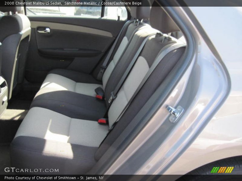 Sandstone Metallic / Cocoa/Cashmere Beige 2008 Chevrolet Malibu LS Sedan