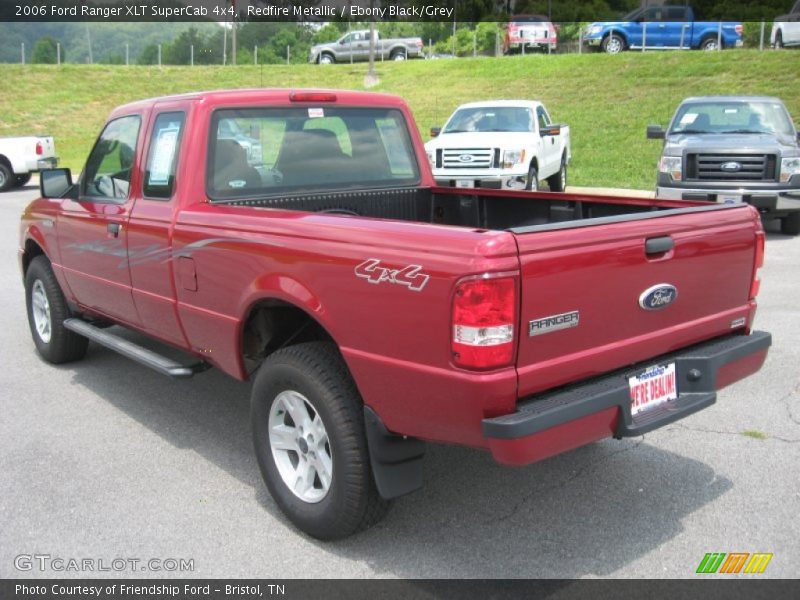 Redfire Metallic / Ebony Black/Grey 2006 Ford Ranger XLT SuperCab 4x4