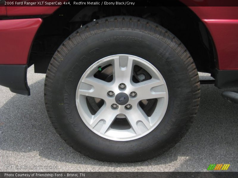 Redfire Metallic / Ebony Black/Grey 2006 Ford Ranger XLT SuperCab 4x4