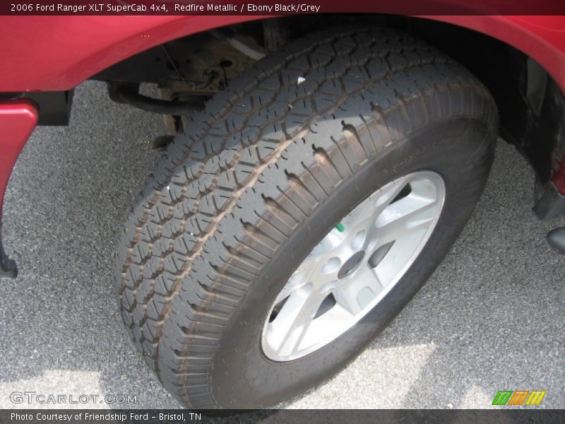 Redfire Metallic / Ebony Black/Grey 2006 Ford Ranger XLT SuperCab 4x4