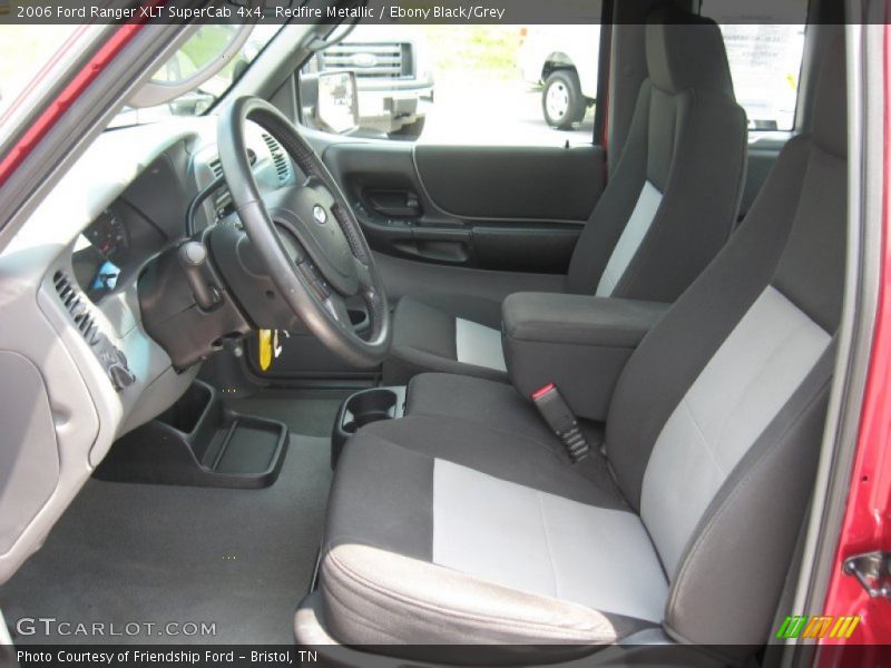 Redfire Metallic / Ebony Black/Grey 2006 Ford Ranger XLT SuperCab 4x4
