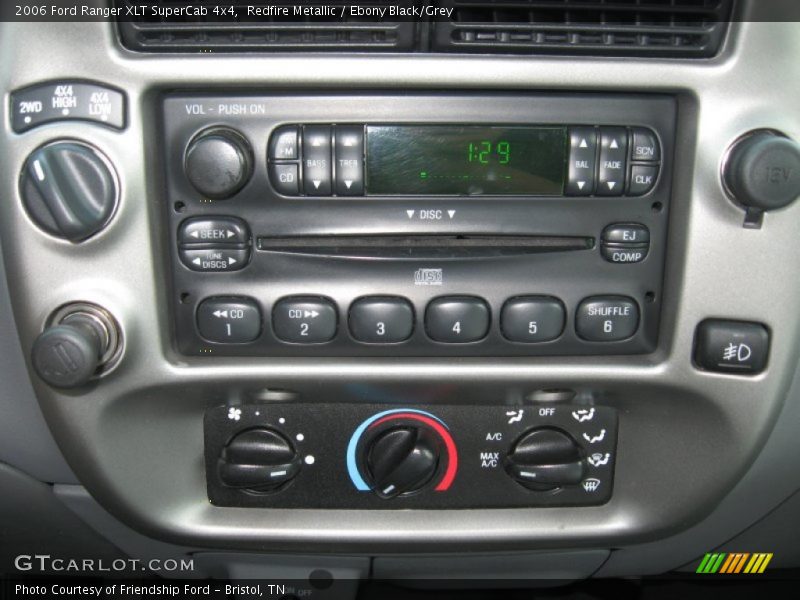 Redfire Metallic / Ebony Black/Grey 2006 Ford Ranger XLT SuperCab 4x4