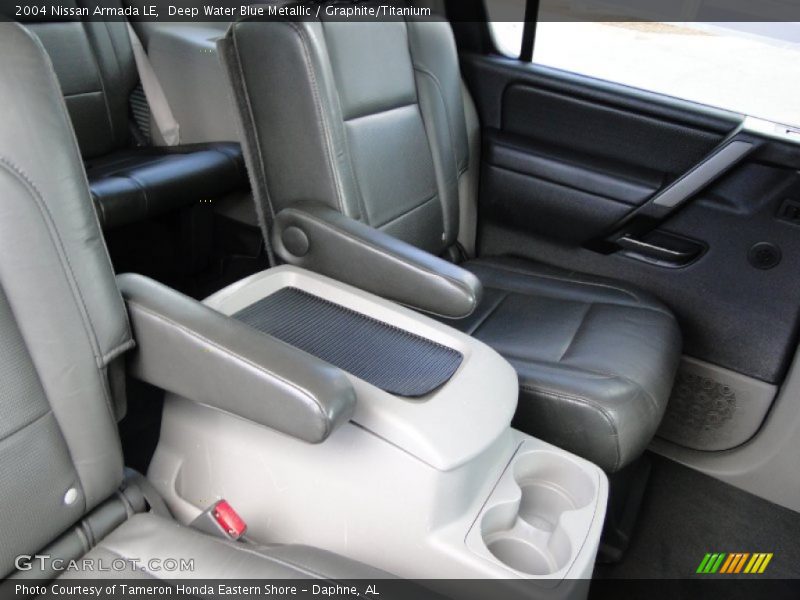 Deep Water Blue Metallic / Graphite/Titanium 2004 Nissan Armada LE