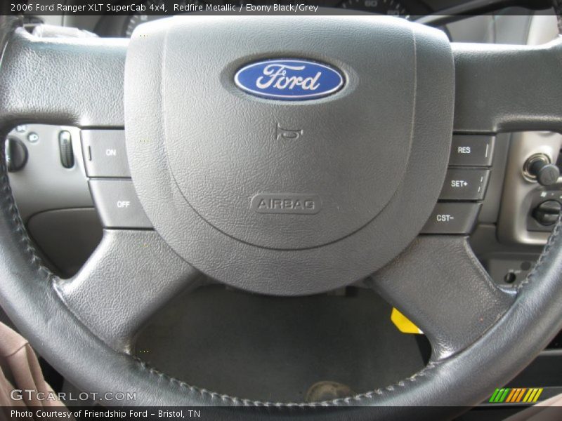 Redfire Metallic / Ebony Black/Grey 2006 Ford Ranger XLT SuperCab 4x4