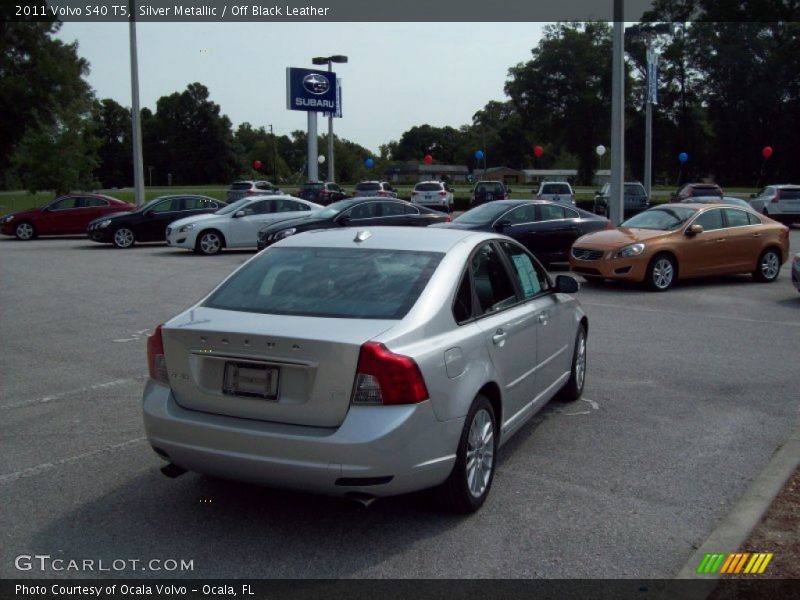 Silver Metallic / Off Black Leather 2011 Volvo S40 T5