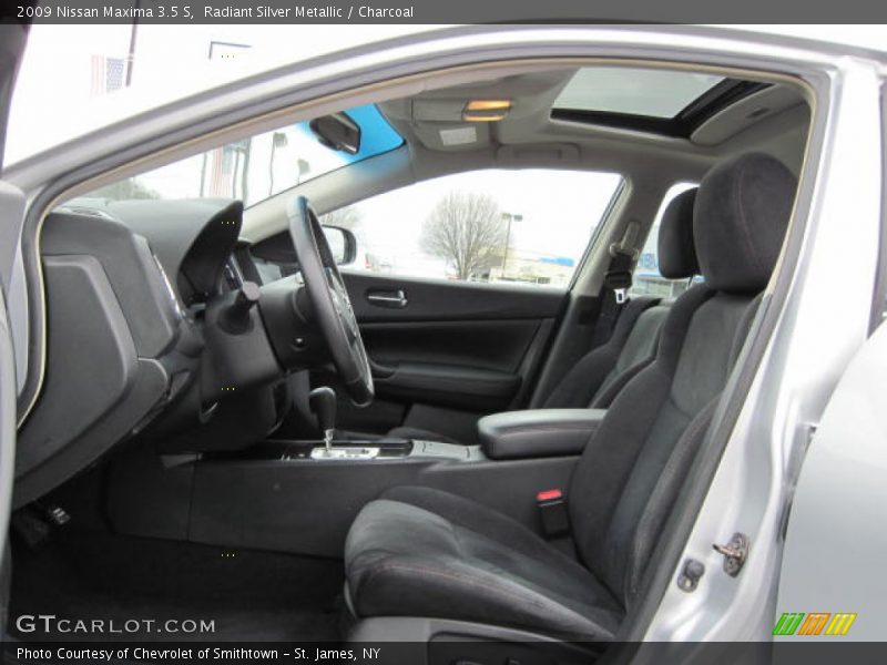 Radiant Silver Metallic / Charcoal 2009 Nissan Maxima 3.5 S