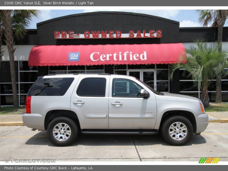 Silver Birch Metallic / Light Tan 2008 GMC Yukon SLE