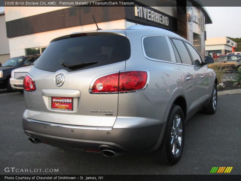 Platinum Metallic / Titanium/Dark Titanium 2008 Buick Enclave CXL AWD