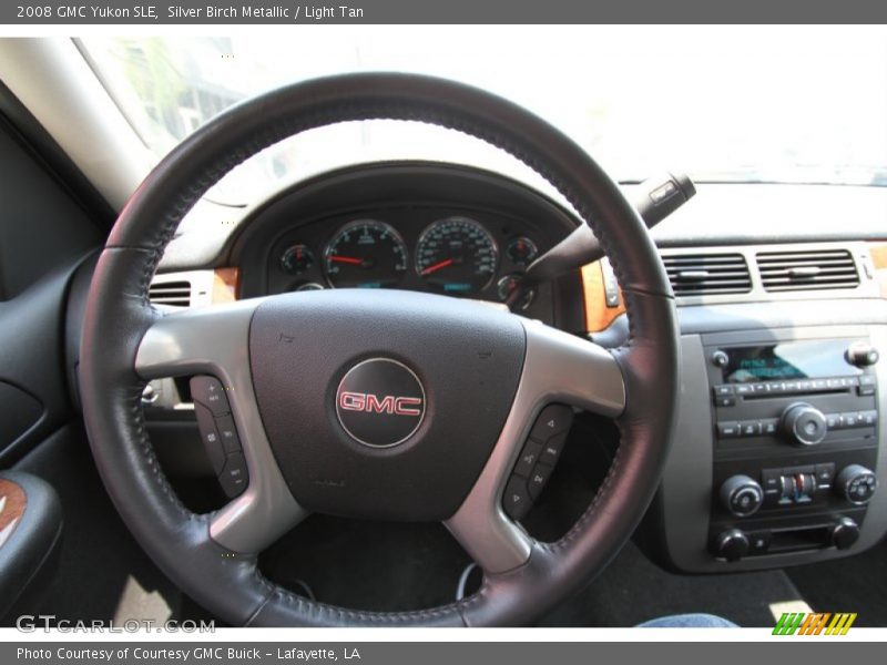 Silver Birch Metallic / Light Tan 2008 GMC Yukon SLE