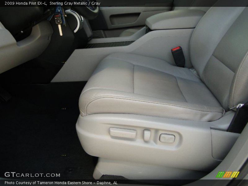 Sterling Gray Metallic / Gray 2009 Honda Pilot EX-L