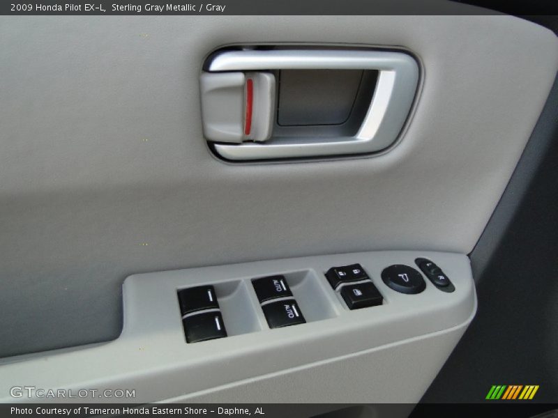 Sterling Gray Metallic / Gray 2009 Honda Pilot EX-L