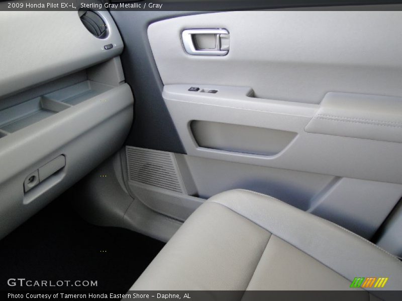 Sterling Gray Metallic / Gray 2009 Honda Pilot EX-L