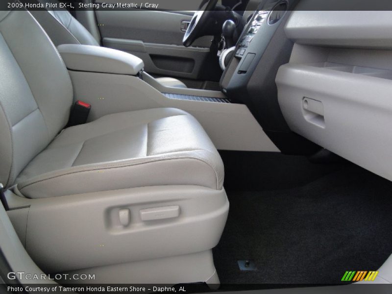 Sterling Gray Metallic / Gray 2009 Honda Pilot EX-L