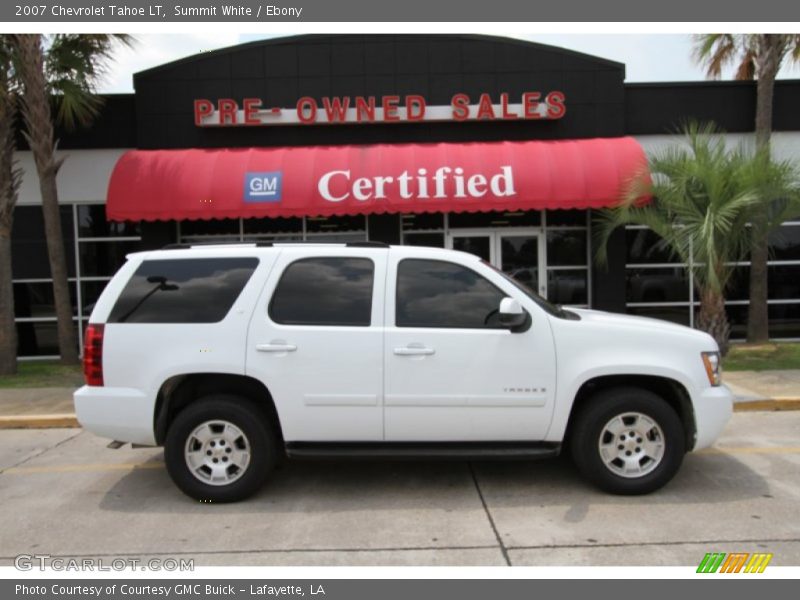 Summit White / Ebony 2007 Chevrolet Tahoe LT