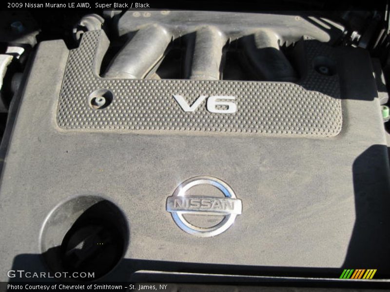 Super Black / Black 2009 Nissan Murano LE AWD