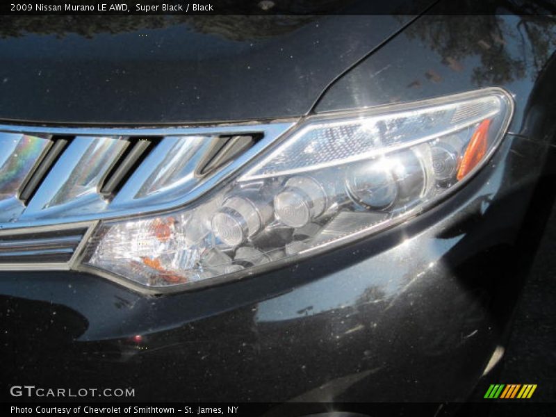 Super Black / Black 2009 Nissan Murano LE AWD