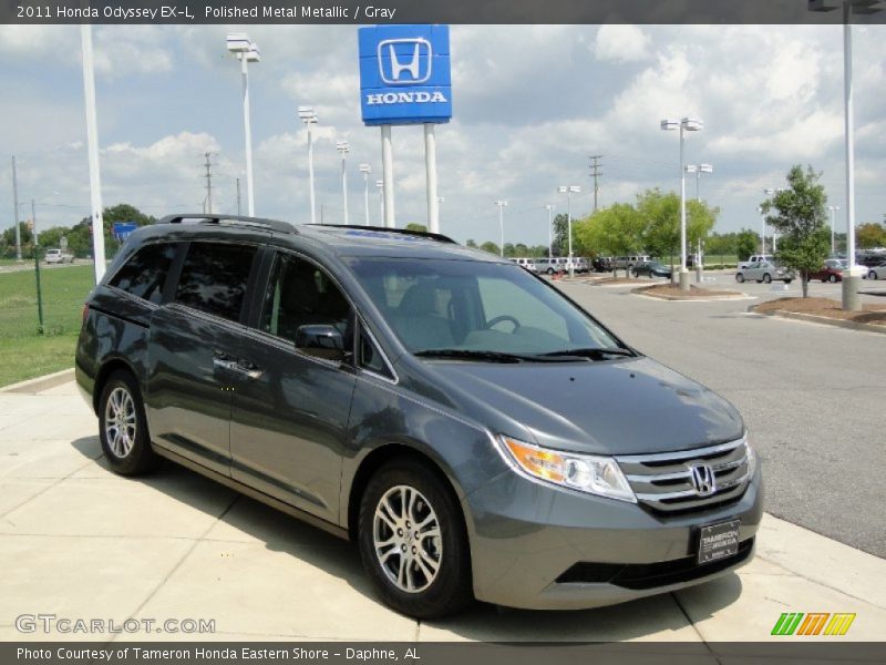 Polished Metal Metallic / Gray 2011 Honda Odyssey EX-L