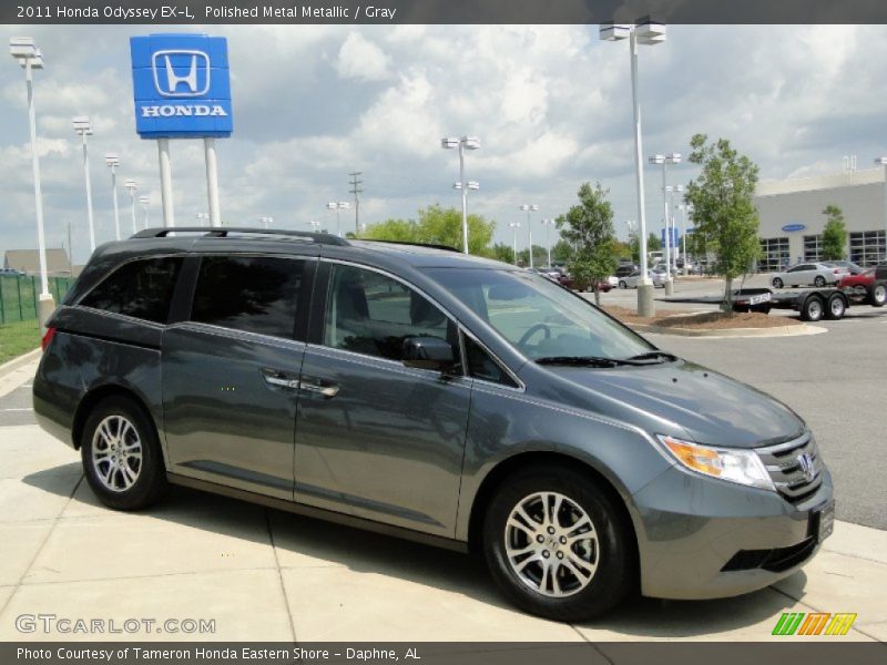 Polished Metal Metallic / Gray 2011 Honda Odyssey EX-L