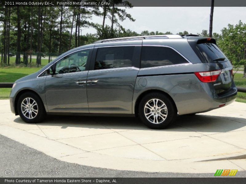 Polished Metal Metallic / Gray 2011 Honda Odyssey EX-L