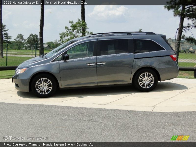 Polished Metal Metallic / Gray 2011 Honda Odyssey EX-L