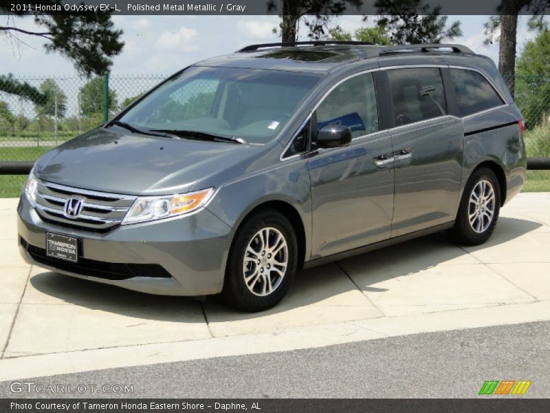 Polished Metal Metallic / Gray 2011 Honda Odyssey EX-L