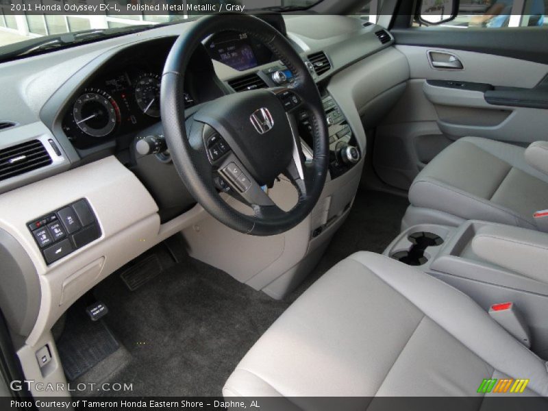 Polished Metal Metallic / Gray 2011 Honda Odyssey EX-L