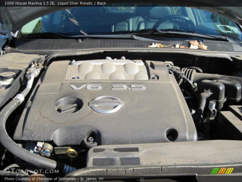 Liquid Silver Metallic / Black 2006 Nissan Maxima 3.5 SE
